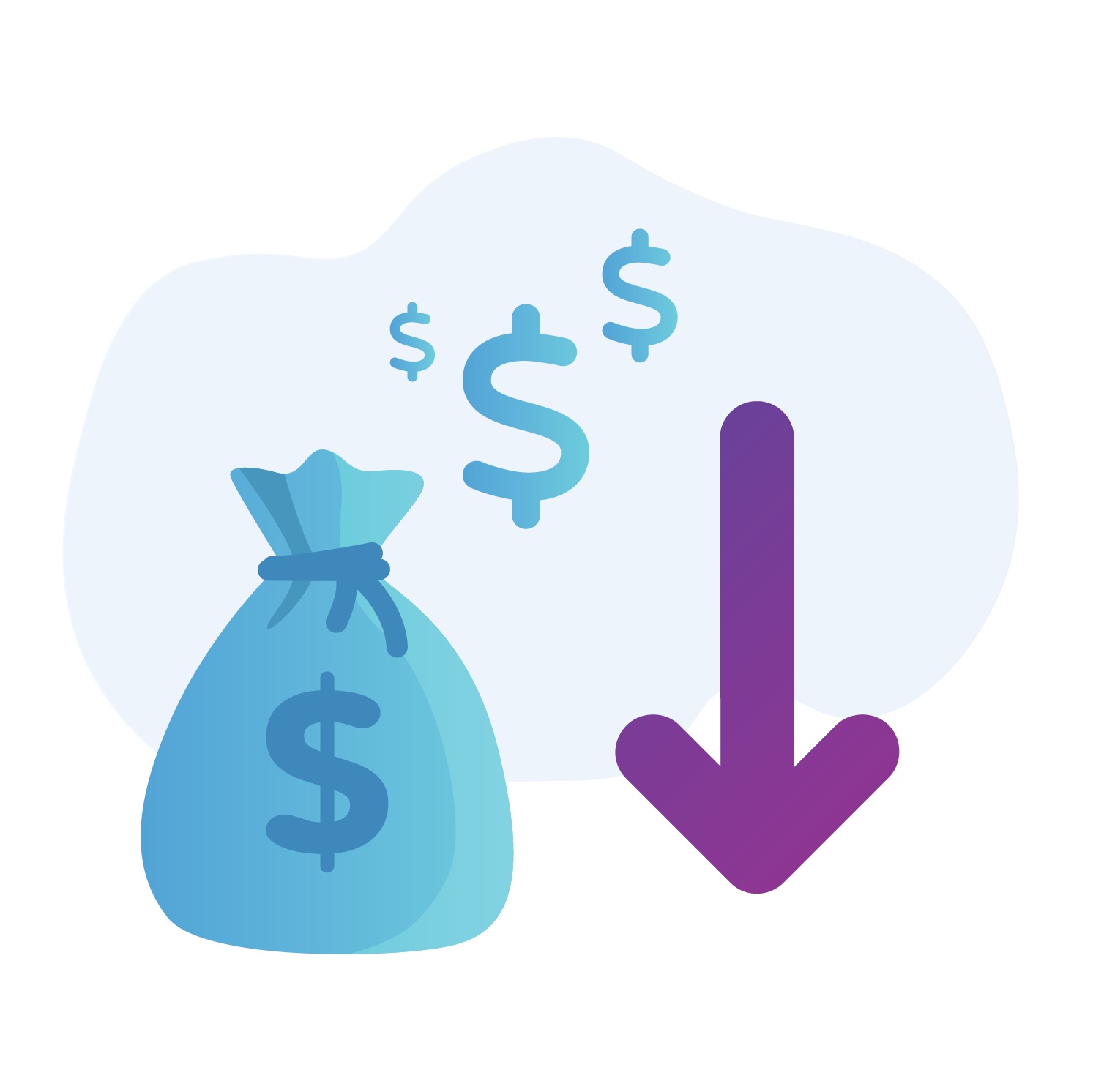 Cost Savings Vector Art