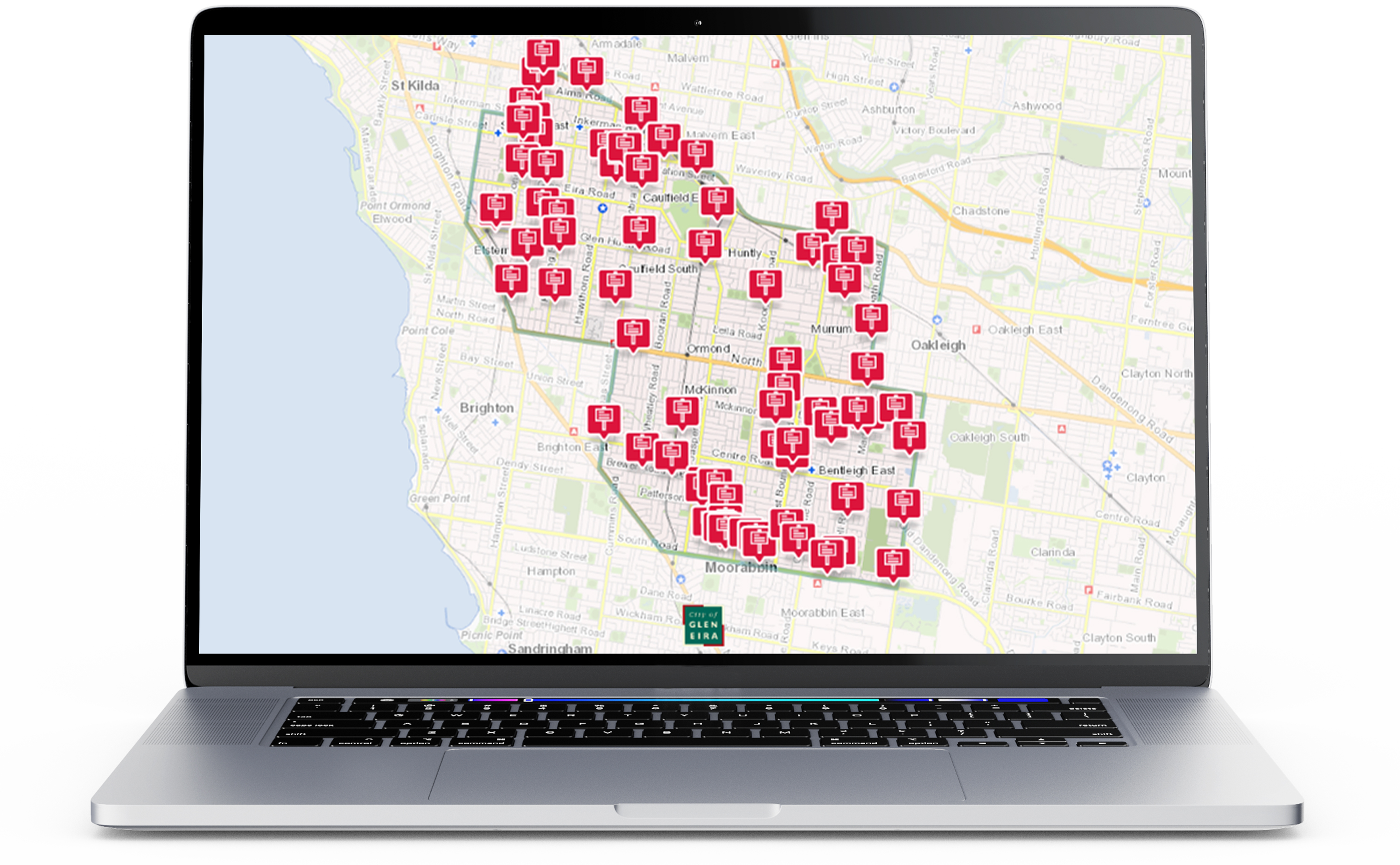 Glen Eira Kiosk Map